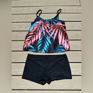 Amazon Essentials Women's 2 Piece Tankini- NWOT